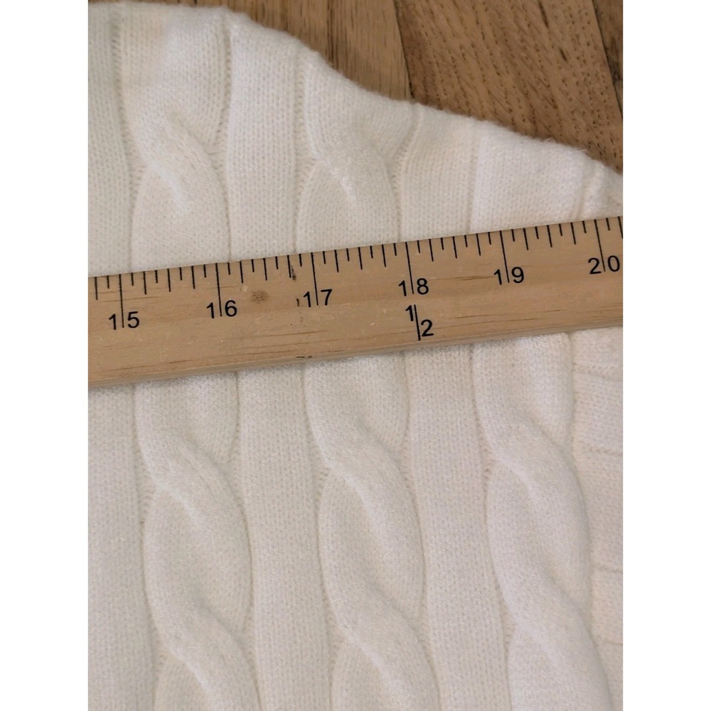 Teddy Bear Cable Knit Sweater Jumper Womens Medium Cozy Super Soft Urban Weekend - Picture 3 of 16